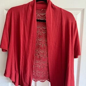 Elegant Red Women's Sweater